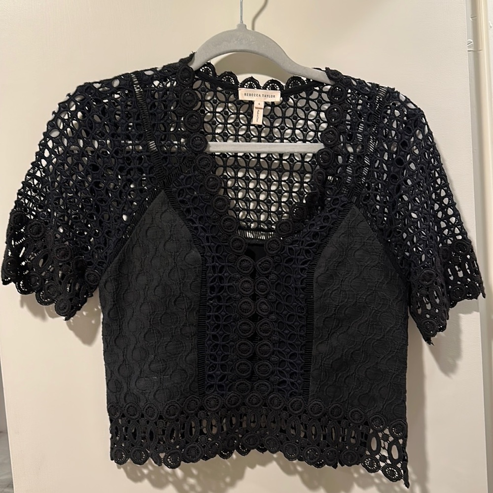 Rebecca taylor lace top